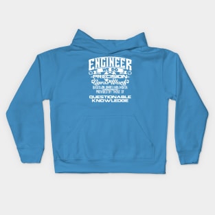 Engineer Design. For any Engineer, mechanical, civil, software, social, IT. Kids Hoodie